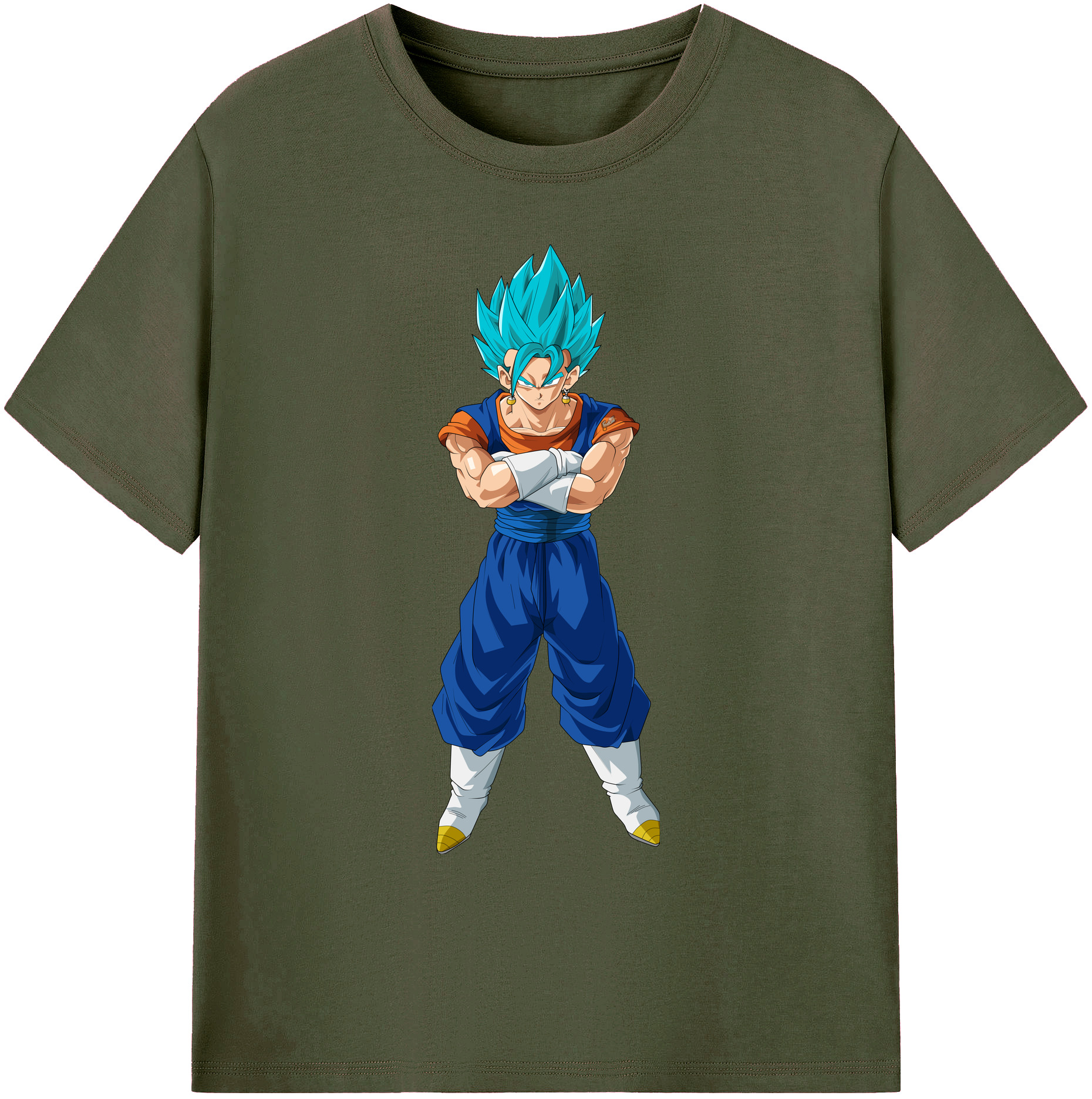 （画像用） ドラゴンボール ベジット DRAGON BALL Vegetto 綿100％ メンズ半袖Tシャツ｜肌触りやわらか＆通気性